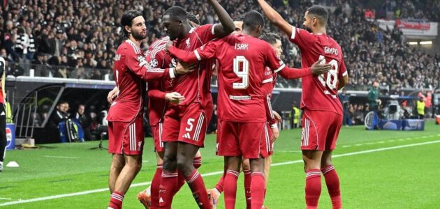 ليفربول يسحق آينتراخت فرانكفورت 5-1 ويعود بقوة في دوري الأبطال