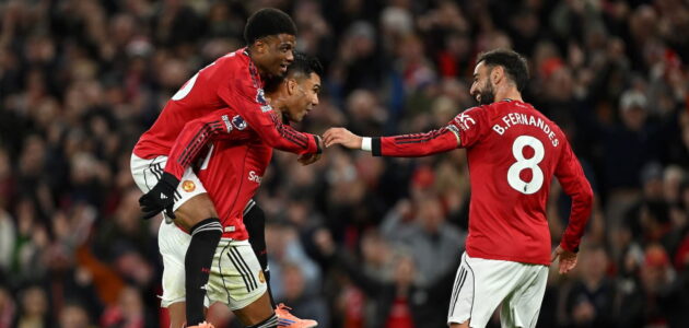 كاسيميرو يقود مانشستر يونايتد للفوز على برايتون: 5 استخلاصات، 4 ثنائيات أرضية، هدف وتمريرة حاسمة