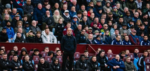 جوارديولا يعلّق على هزيمة مانشستر سيتي أمام أستون فيلا وسباق الدوري الإنجليزي مع آرسنال