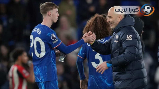 كول بالمر لاعب تشيلسي في مباراة بورنموث التي انتهت بالتعادل السلبي.